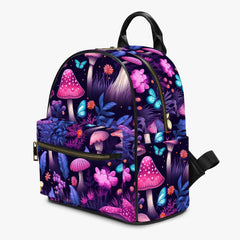 Mushroom Core Purple and Pink Forest Small Back Pack (JPBPPP2)