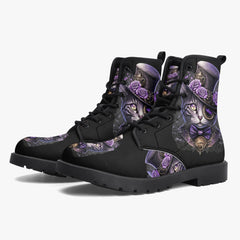 Steampunk purple cat boots (JPREGSAI3)