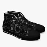 Doctor Who Gallifreyan Black Hi Top Sneakers (JPSN25)