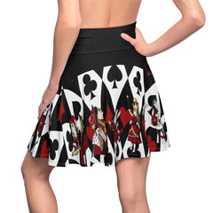 Alice in Wonderland Queen of Hearts Skater Skirt