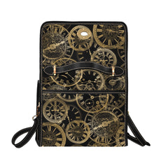 Golden Clocks Steampunk Satchel (AASATCH2)