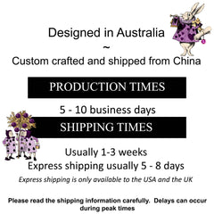 Alice in Wonderland Dark Purple Boots (JPPAP)