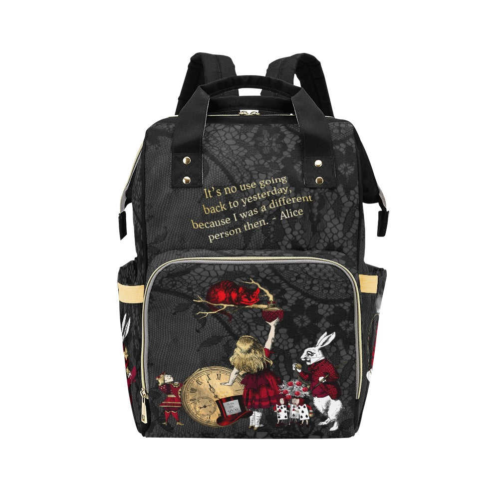 Alice in Wonderland - Diaper Bag - Multi Use Craft Bag (ADIA1)