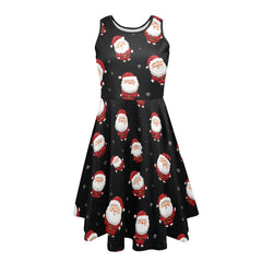 Santa Christmas Dress - Black Plus Size Christmas Dress