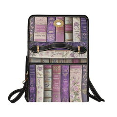 Jane Austen Satchel with Black Trim and Shoulder Strap
