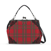 Red Tartan Punk Purse