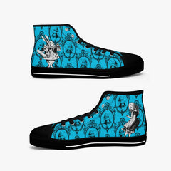 Alice in Wonderland Turquoise White Rabbit Sneakers (JPSNTABS)