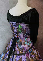 Steampunk Clockwork Butterfly Corset Gown - Made to Measure Butterfly Bridal