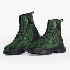 Cthullu Chunky Green Boots (JPREG69)