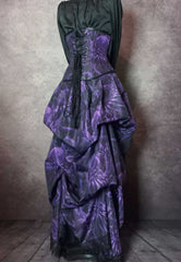 Cthulhu Lord of the Deep Corset Ensemble - Purple Gothic Victorian Costume