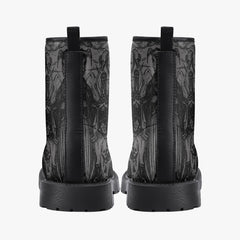 Holbein Dance of Death Grey Combat Boots (JPREG78)