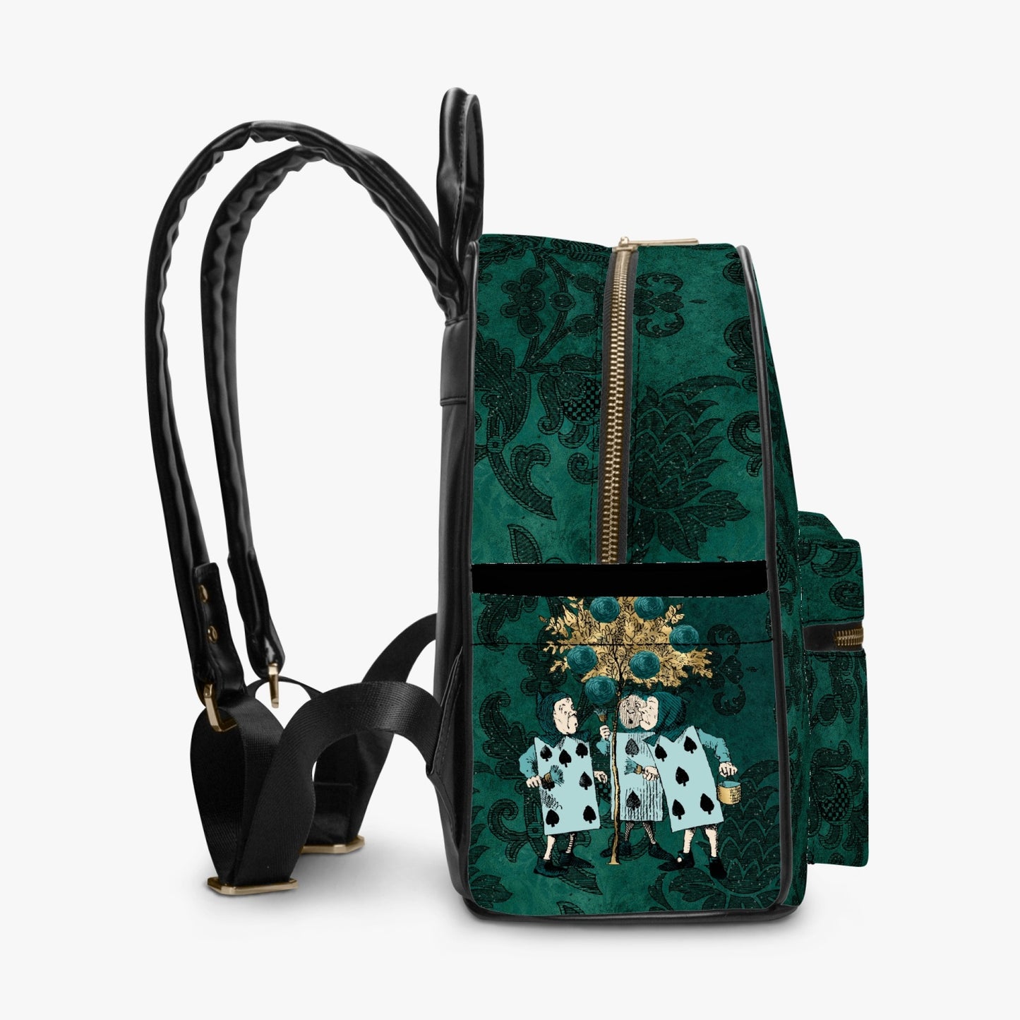 Alice in Wonderland Bottle Green Small Backpack - Student Back Pack - Alice Cosplay Bag (JPBPGA)