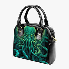 Cthulhu Shoulder Handbag - Sea Monster Purse - HP Lovecraft Victorian Horror Bag (JPHPLOVE)