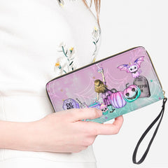 Pastel Goth Alice in Wonderland Zipper Wallet - Kawaii Alice in Wonderland Purse (JPCZWPAG)