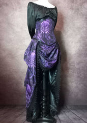 Cthulhu Lord of the Deep Corset Ensemble - Purple Gothic Victorian Costume