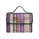 Jane Austen Satchel with Black Trim and Shoulder Strap