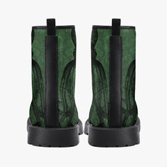 Cthullu Green Steampunk Lace Up Boots (JPREG66)