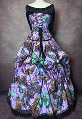 Steampunk Clockwork Butterfly Corset Gown - Made to Measure Butterfly Bridal