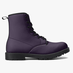 Dark Purple Combat Boots (JPPDKP)