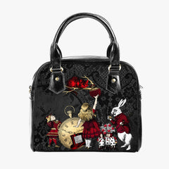 Alice in Wonderland Red and Gold Gothic Purse (JP83)