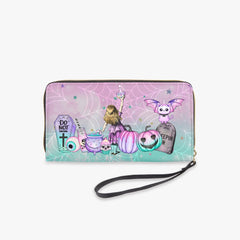 Pastel Goth Alice in Wonderland Zipper Wallet - Kawaii Alice in Wonderland Purse (JPCZWPAG)