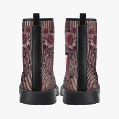 Gothic Memento Steampunk Lace Up Combat Boots - (JPREG41)