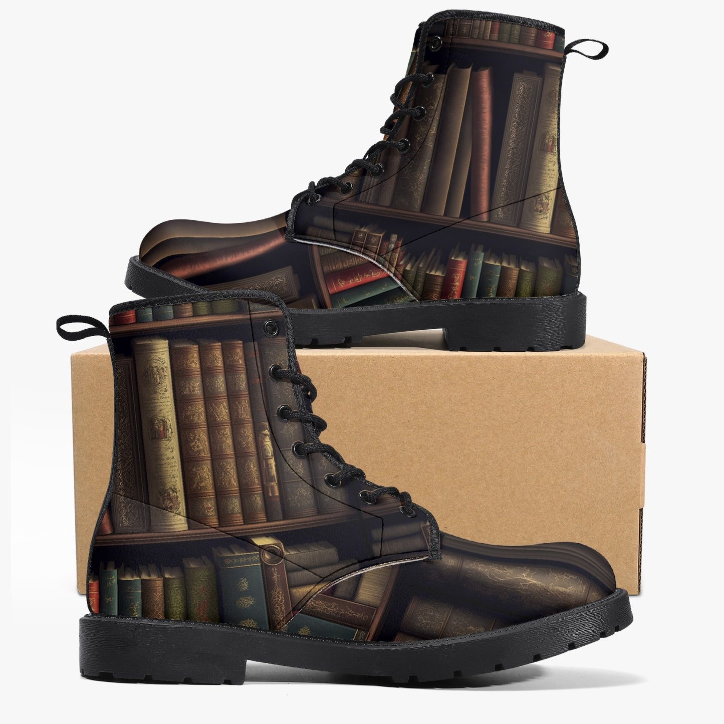 Vintage Library Books - Librarian Boots - Dark Academia (JPBOOKS2)