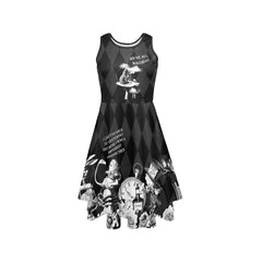 The Mad Hatter - Black and White Harlequin - We're All Mad Here - Plus Size Friendly