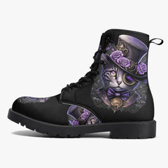 Steampunk purple cat boots (JPREGSAI3)