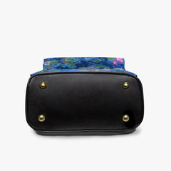 Monet Lilies - Small Backpack - Gift for Art Student (JPBACKMON)