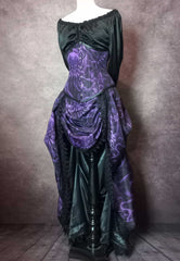 Cthulhu Lord of the Deep Corset Ensemble - Purple Gothic Victorian Costume