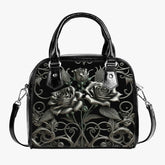 Silver Filigree Roses Shoulder Purse Handbag (JPCH1)