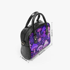 Purple Mushroomcore Shoulder Handbag (JPHBPP)