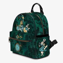 Alice in Wonderland Bottle Green Small Backpack - Student Back Pack - Alice Cosplay Bag (JPBPGA)