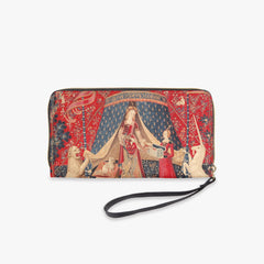 The Lady and the Unicorn - Mon Seul Desir Zipper Wallet - Gift for Art Lover (JPLUNIW)