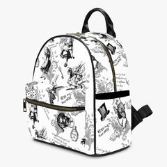 Alice in Wonderland Classic Quotes Small BackPack (JPBPQ)