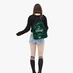 Alice in Wonderland Bottle Green Small Backpack - Student Back Pack - Alice Cosplay Bag (JPBPGA)