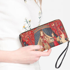 The Lady and the Unicorn - Mon Seul Desir Zipper Wallet - Gift for Art Lover (JPLUNIW)