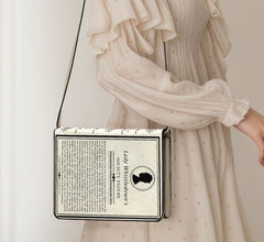 Lady Whistledown Society Papers Book Purse – Literary Shoulder Bag