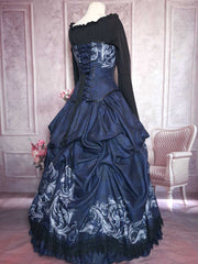 Baroque Scrolls Victorian Corset Gown - Made to Measure - Plus Size Friendly