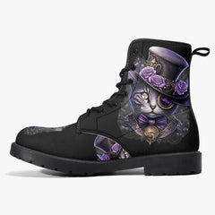Steampunk purple cat boots (JPREGSAI3)