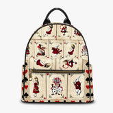 Alice in Wonderland Vintage Playing Cards Backpack - Cute Alice Back Pack (JPBP1)