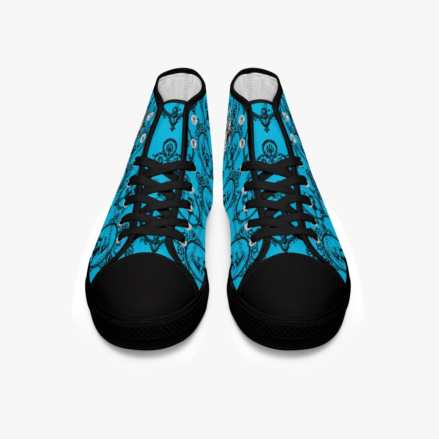 Alice in Wonderland Turquoise White Rabbit Sneakers (JPSNTABS)