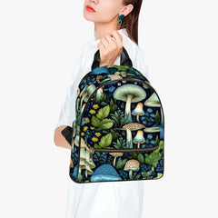 Mushroom Core Green and Blue Forest Small Back Pack (JPBPMGB1)