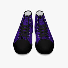 Gallifreyan Purple Hi Top Sneakers - Doctor Who Sneakers (JPSNGALL)