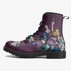 Alice in Wonderland - Dark Alice Boots  - Burgundy Version (JPREG64)
