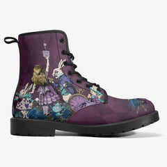 Alice in Wonderland - Dark Alice Boots  - Burgundy Version (JPREG64)