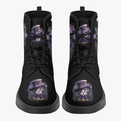 Steampunk purple cat boots (JPREGSAI3)
