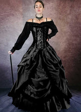 The Black Widow - Gothic Bridal Ensemble - Made to measure - Plus Size Friendly
