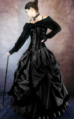 The Black Widow - Gothic Bridal Ensemble - Made to measure - Plus Size Friendly